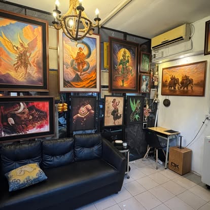 John Gyi Tattoo Studio interior
